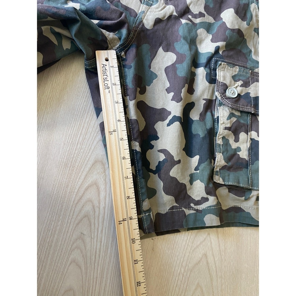 SONOMA Y2K Everyday Camo Cargo Shorts Men 29 Military Green Utility Combat NWT - Picture 6 of 11